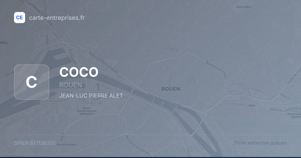 COCO — 821136355 — fiche entreprise