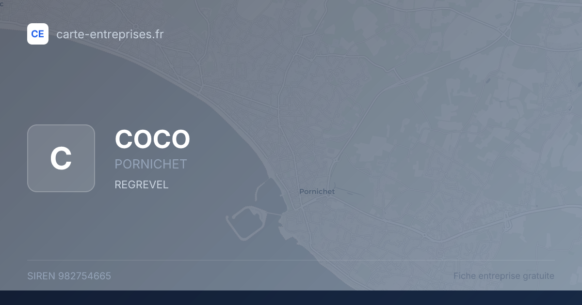 COCO — 982754665 — fiche entreprise