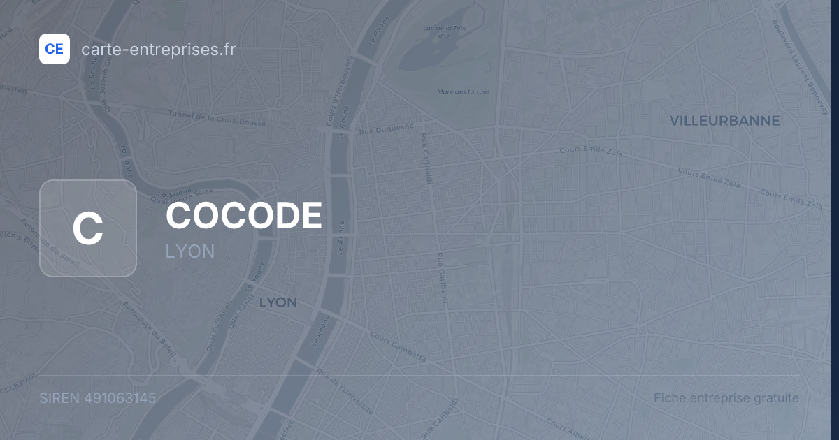 COCODE — 491063145 — fiche entreprise