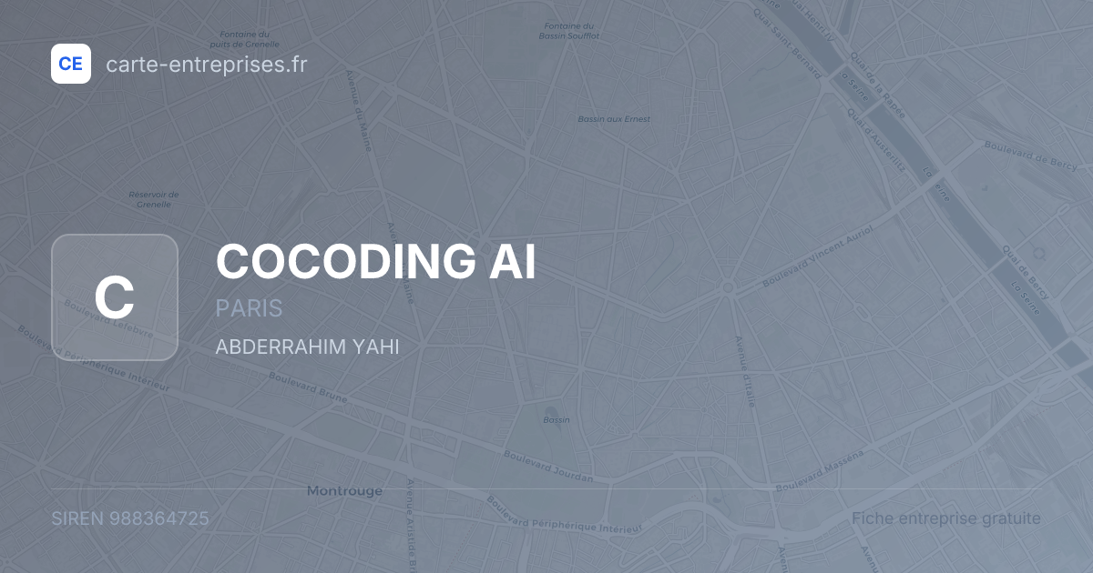 COCODING AI — 988364725 — fiche entreprise