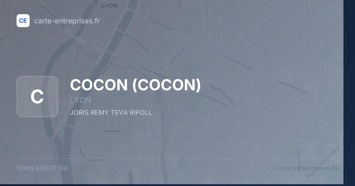 COCON — 885072744 — fiche entreprise