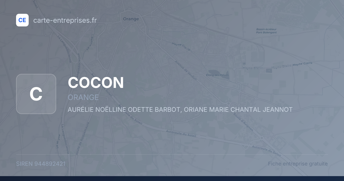 COCON — 944892421 — fiche entreprise