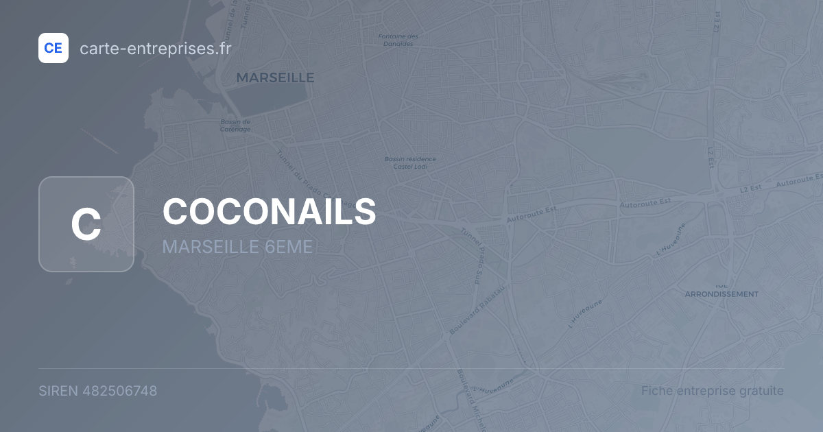 COCONAILS — 482506748 — fiche entreprise