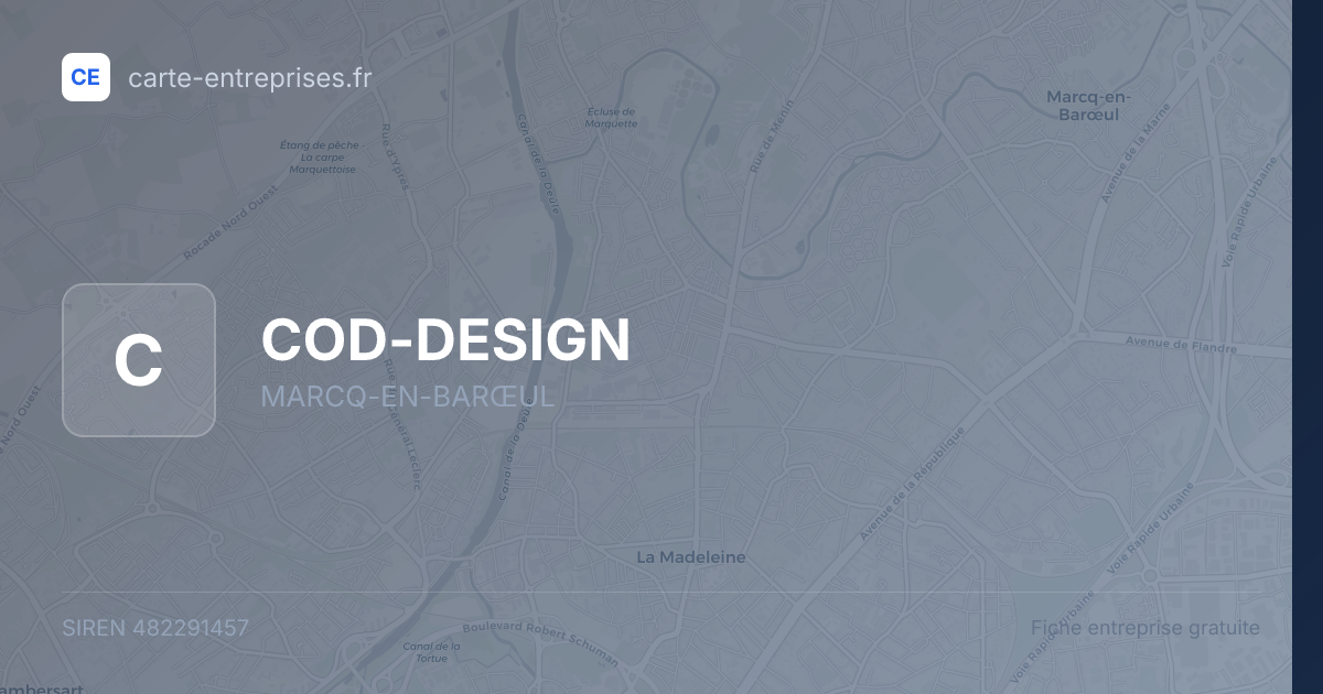 COD-DESIGN — 482291457 — fiche entreprise