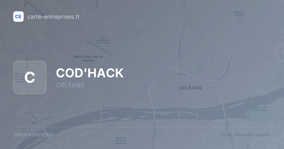 COD'HACK — 934936386 — fiche entreprise