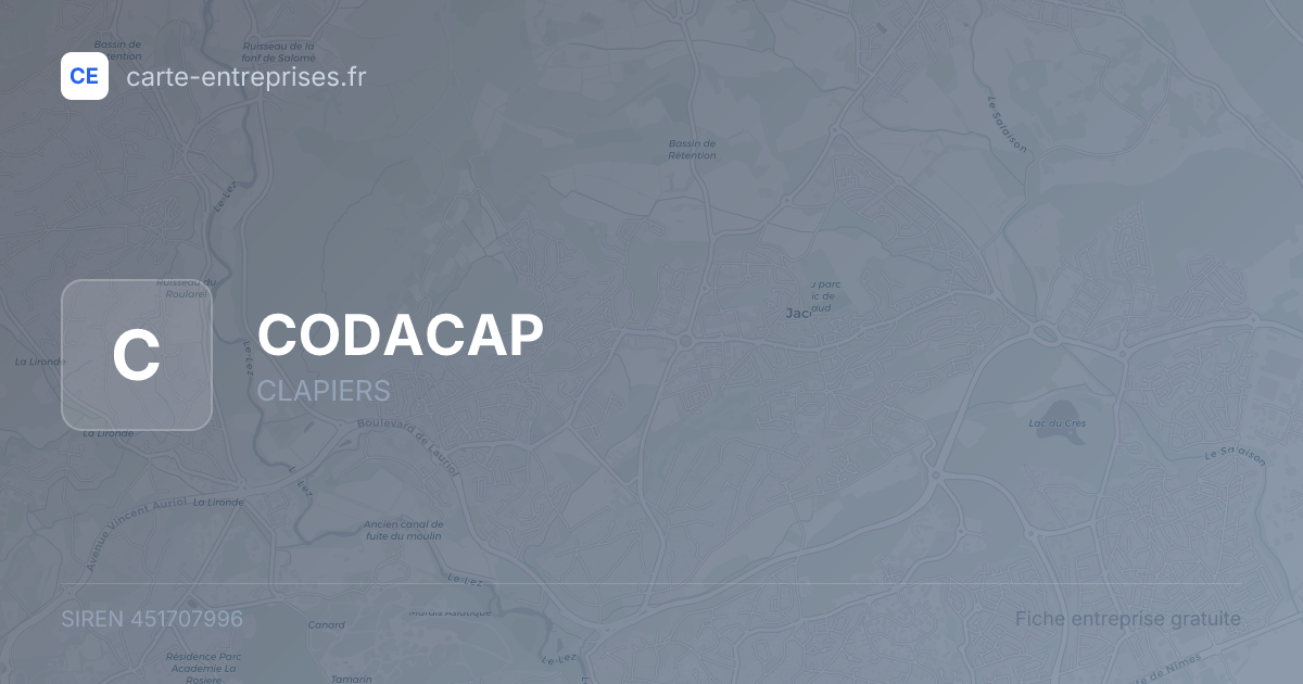 CODACAP — 451707996 — fiche entreprise