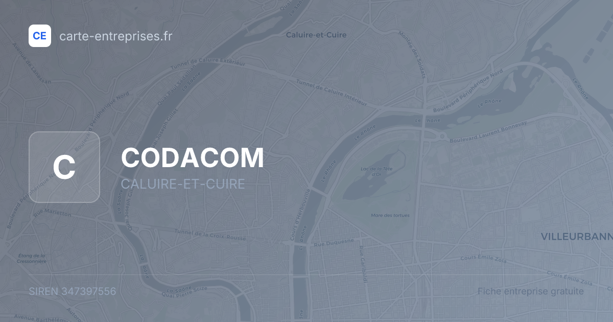 CODACOM — 347397556 — fiche entreprise