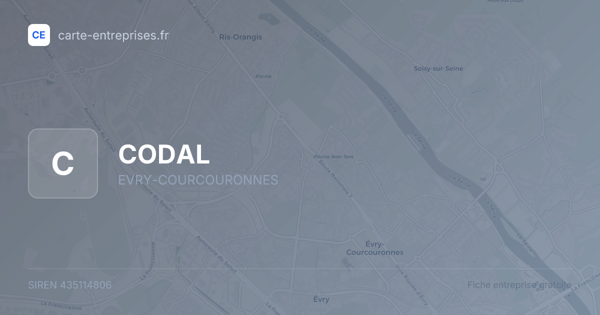 CODAL — 435114806 — fiche entreprise