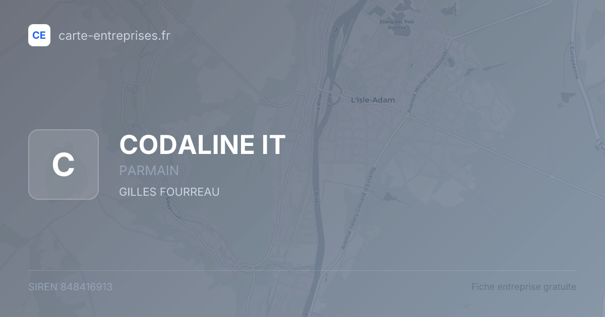 CODALINE IT — 848416913 — fiche entreprise