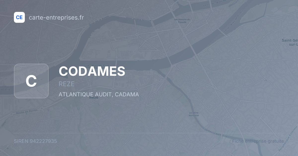 CODAMES — 942227935 — fiche entreprise