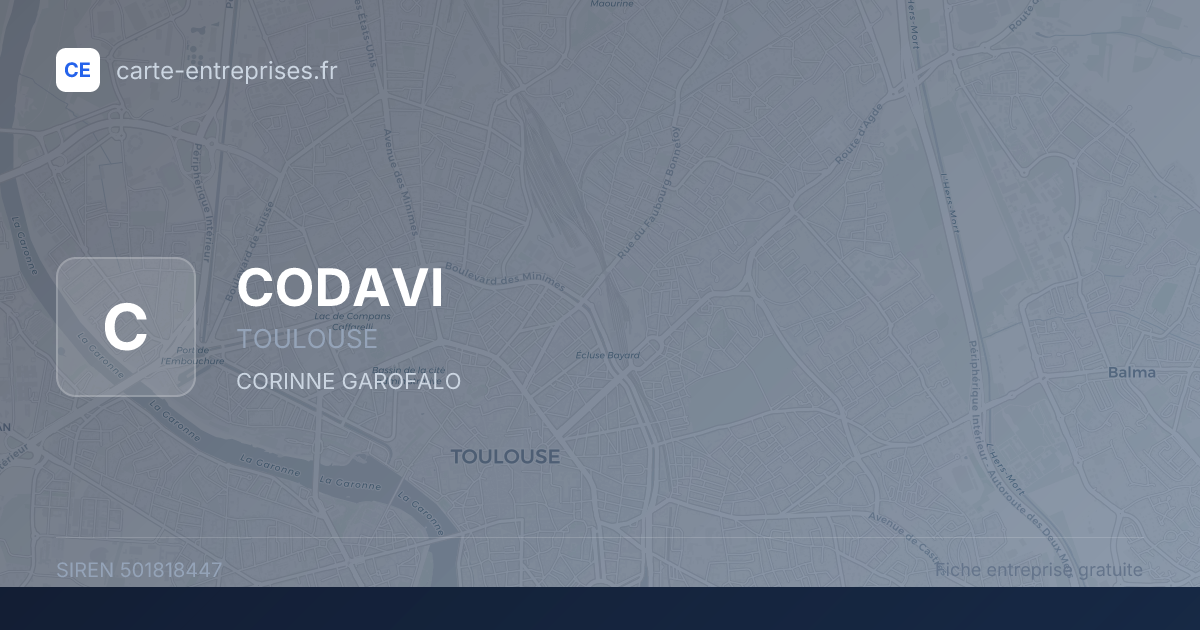 CODAVI — 501818447 — fiche entreprise