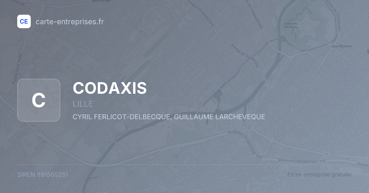 CODAXIS — 891565251 — fiche entreprise