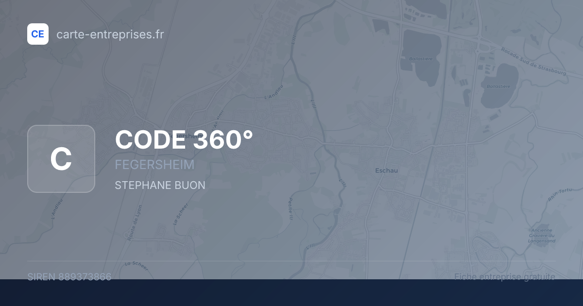 CODE 360° — 889373866 — fiche entreprise