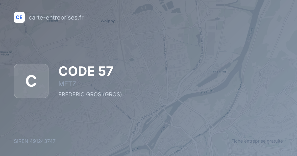 CODE 57 — 491243747 — fiche entreprise