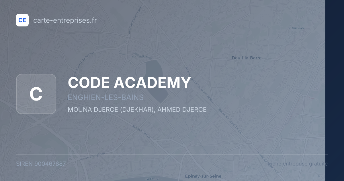 CODE ACADEMY — 900467887 — fiche entreprise