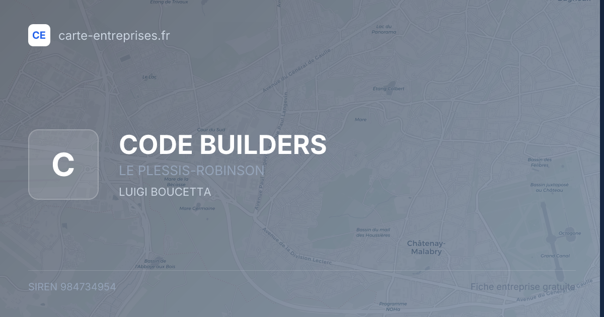 CODE BUILDERS — 984734954 — fiche entreprise