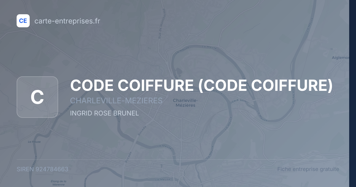 CODE COIFFURE — 924784663 — fiche entreprise