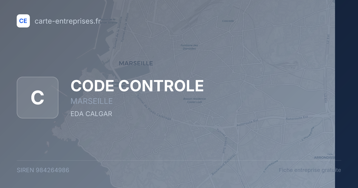 CODE CONTROLE — 984264986 — fiche entreprise