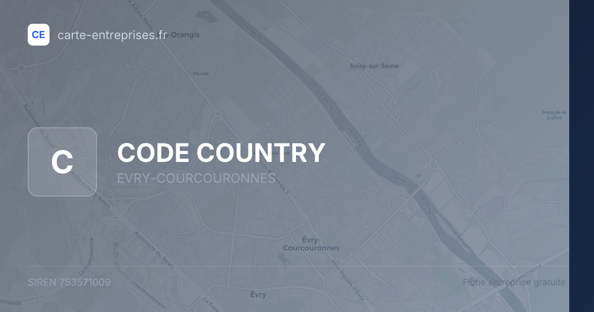 CODE COUNTRY — 753571009 — fiche entreprise