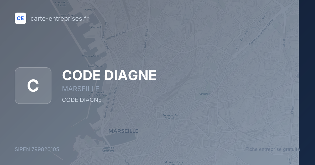 CODE DIAGNE — 799820105 — fiche entreprise