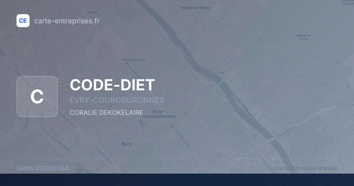 CODE-DIET — 952202364 — fiche entreprise