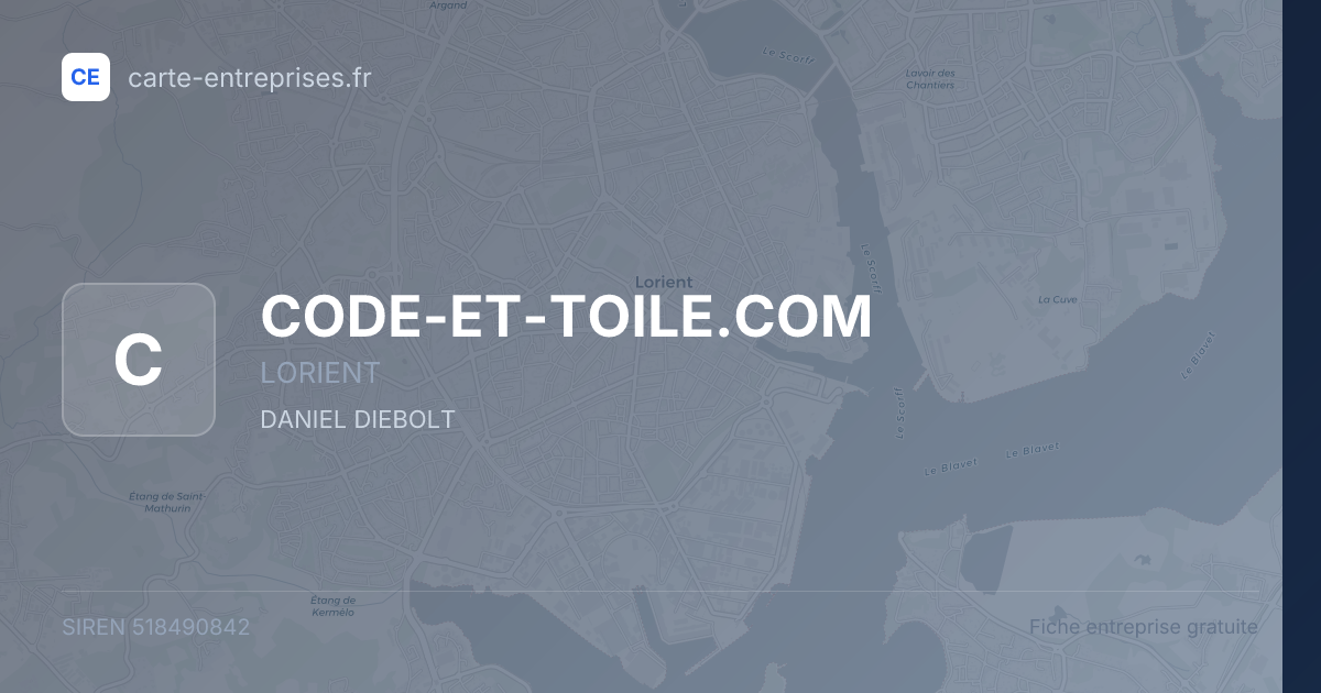 CODE-ET-TOILE.COM — 518490842 — fiche entreprise