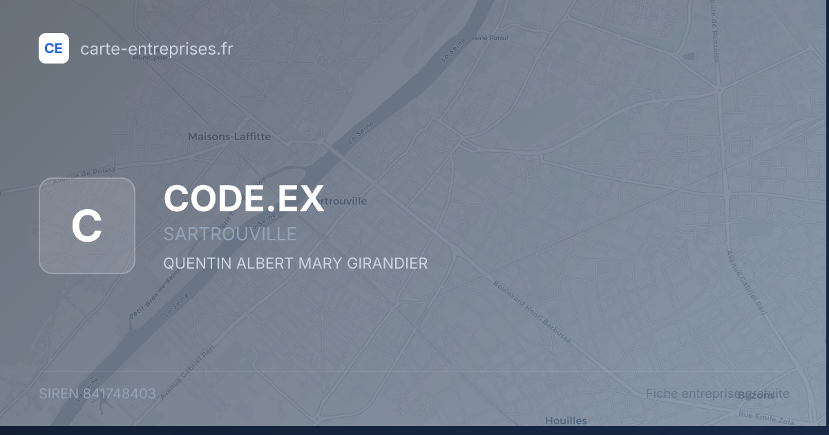 CODE.EX — 841748403 — fiche entreprise