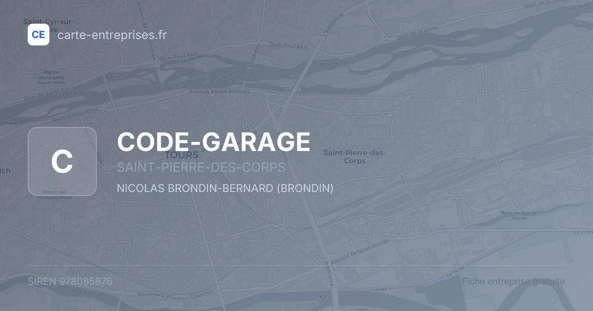 CODE-GARAGE — 978085876 — fiche entreprise
