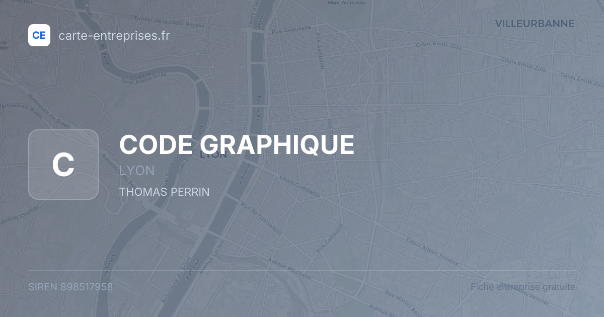 CODE GRAPHIQUE — 898517958 — fiche entreprise