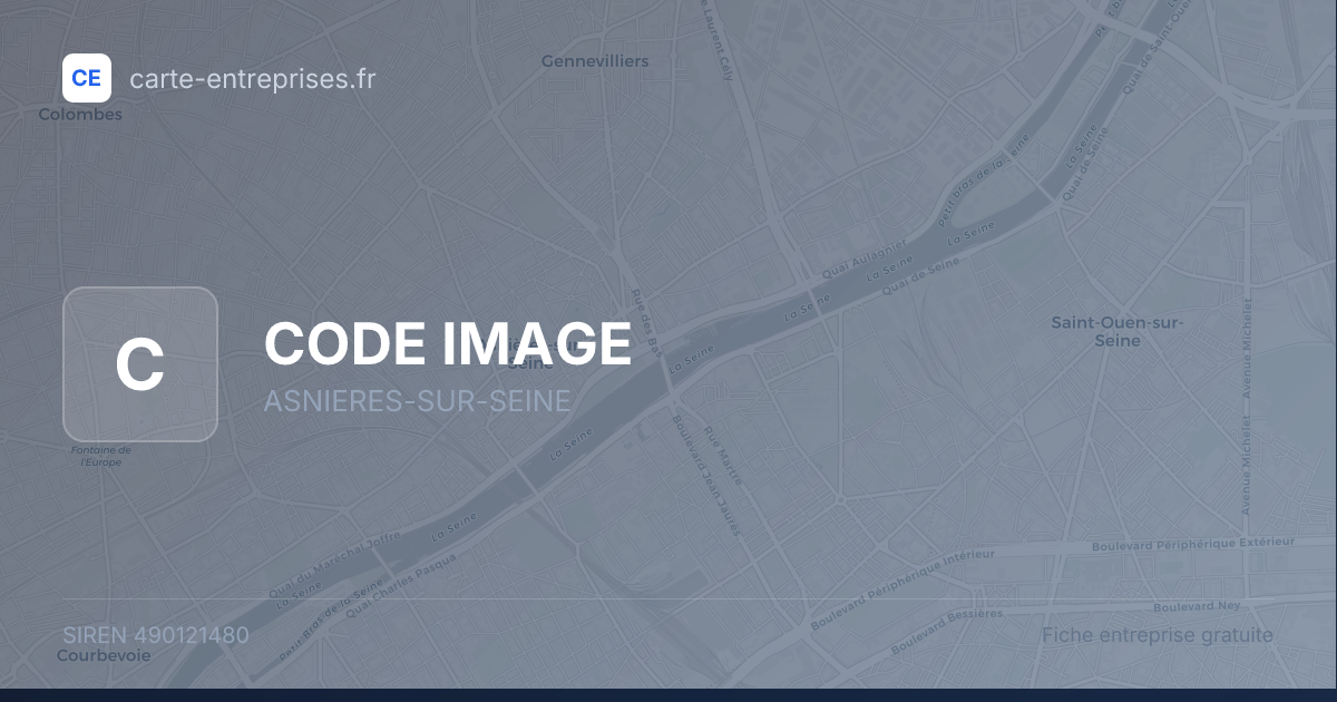 CODE IMAGE — 490121480 — fiche entreprise