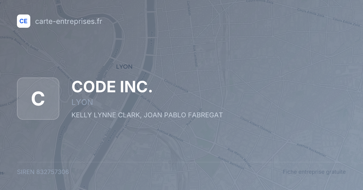 CODE INC. — 832757306 — fiche entreprise