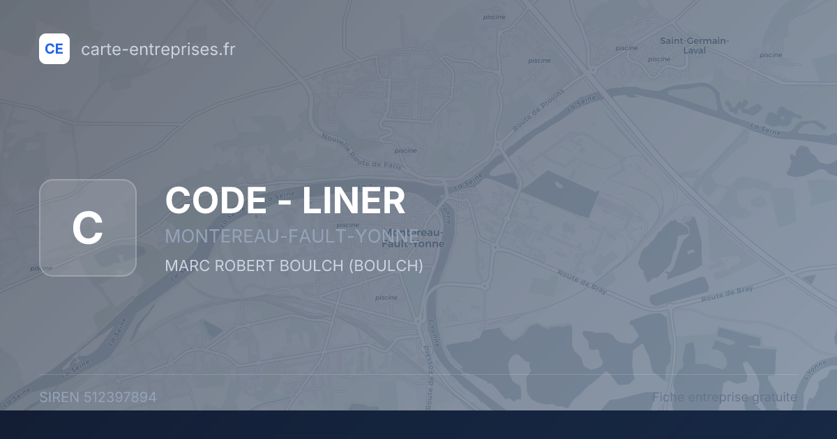 CODE - LINER — 512397894 — fiche entreprise