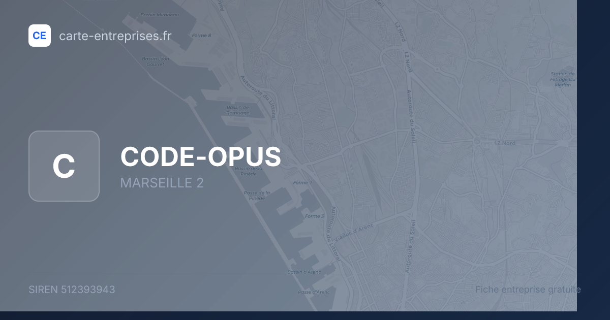CODE-OPUS — 512393943 — fiche entreprise