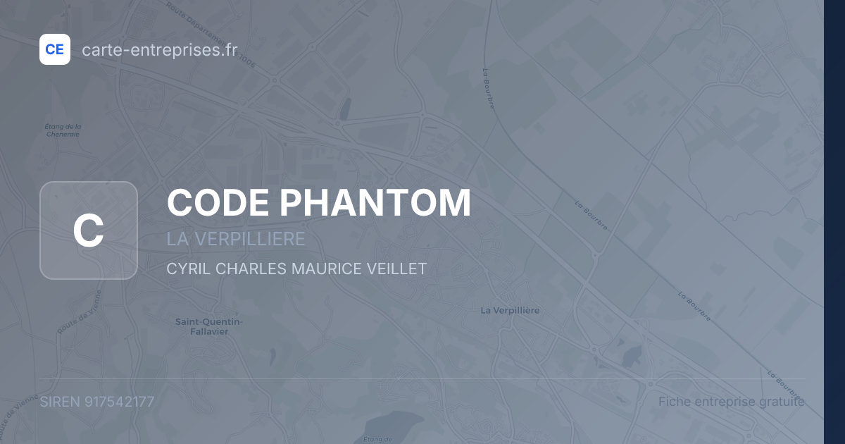 CODE PHANTOM — 917542177 — fiche entreprise