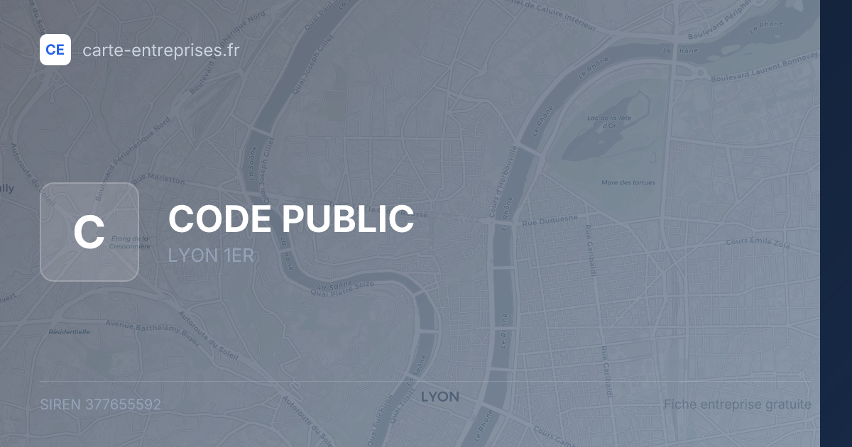 CODE PUBLIC — 377655592 — fiche entreprise