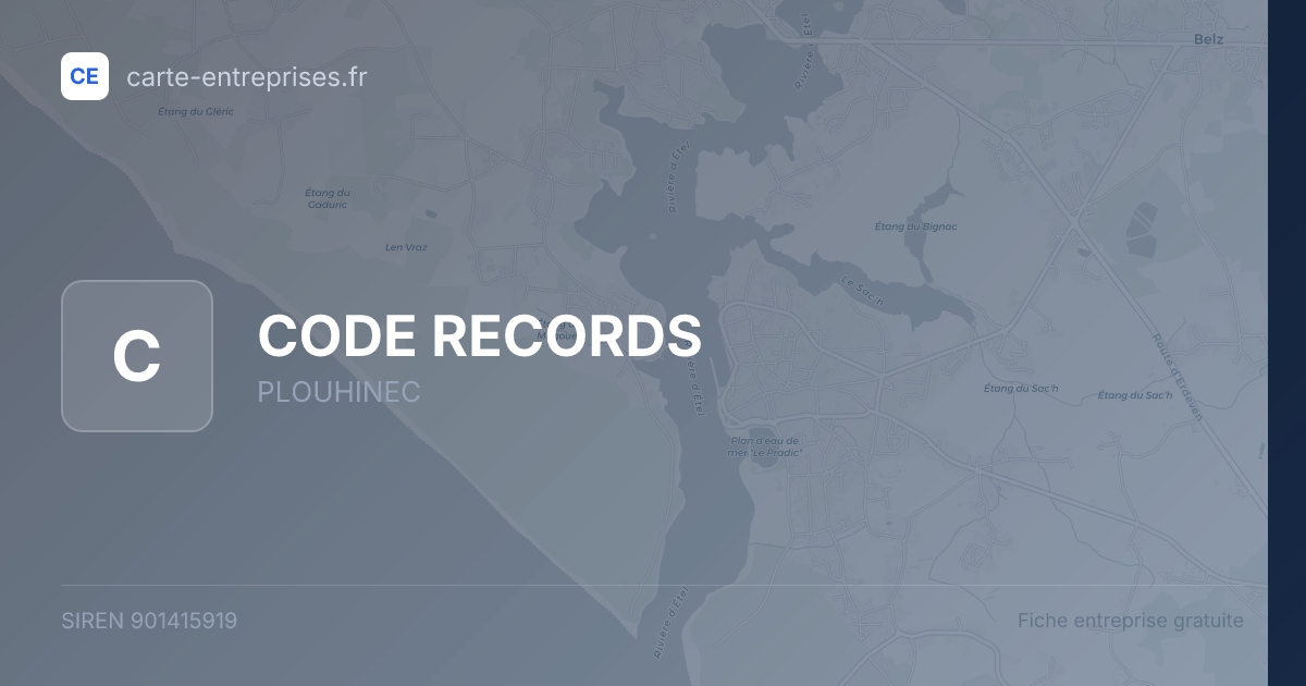 CODE RECORDS — 901415919 — fiche entreprise