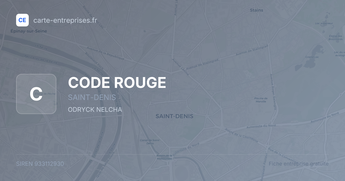 CODE ROUGE — 933112930 — fiche entreprise
