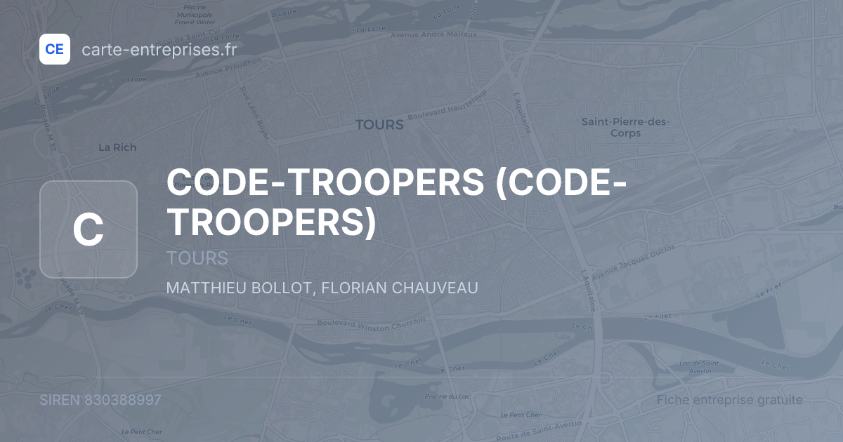 CODE-TROOPERS — 830388997 — fiche entreprise