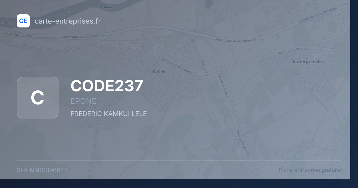 CODE237 — 901396648 — fiche entreprise
