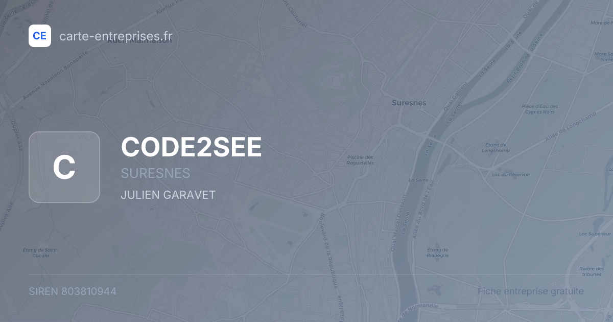 CODE2SEE — 803810944 — fiche entreprise