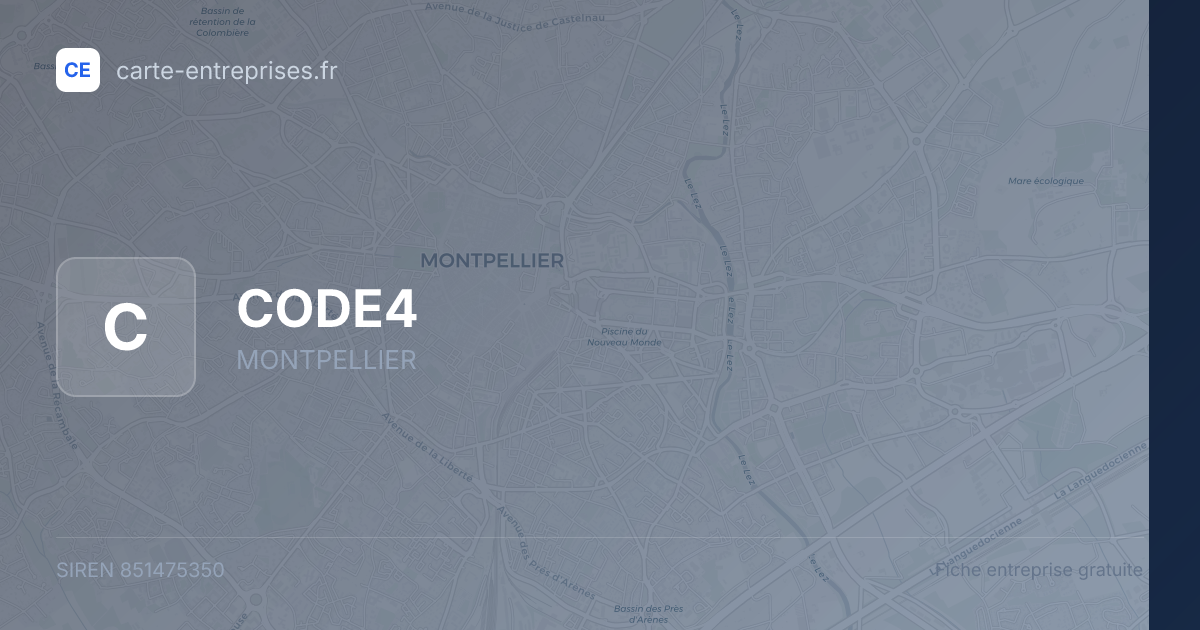 CODE4 — 851475350 — fiche entreprise
