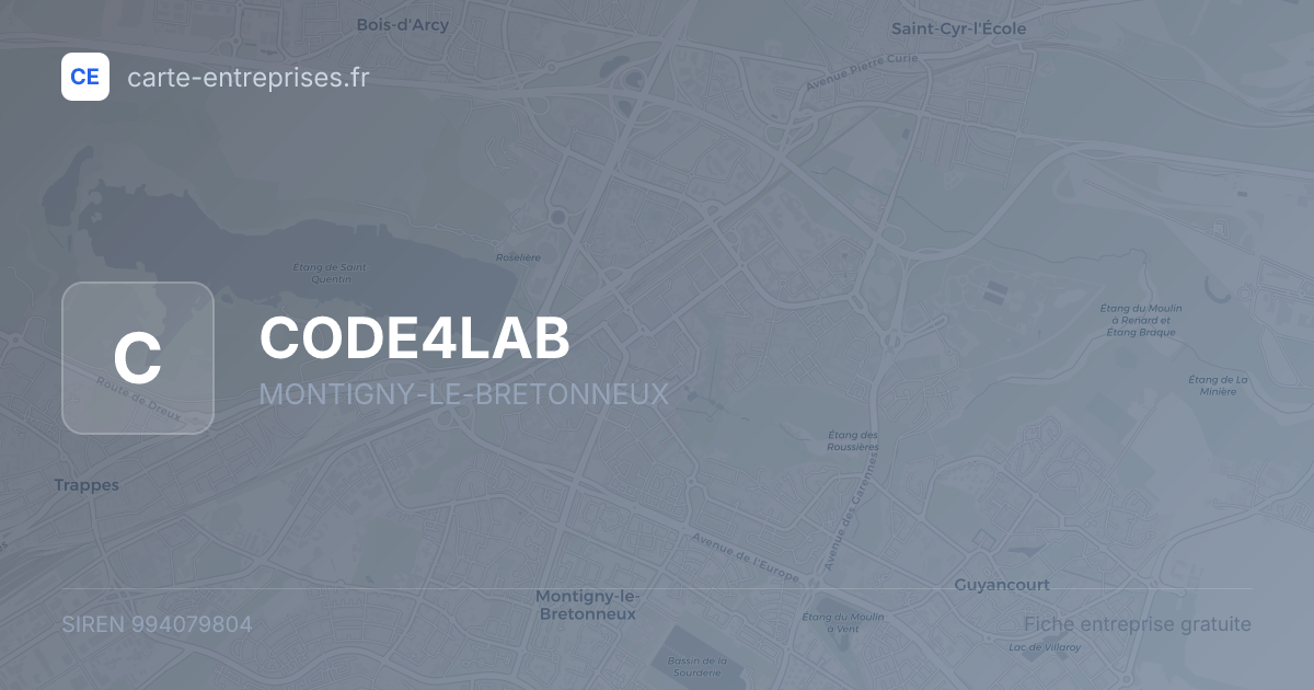 CODE4LAB — 994079804 — fiche entreprise