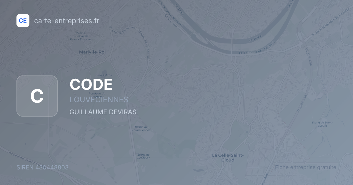 CODE — 430448803 — fiche entreprise