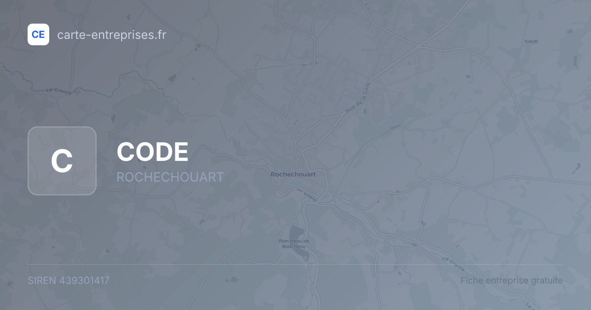 CODE — 439301417 — fiche entreprise
