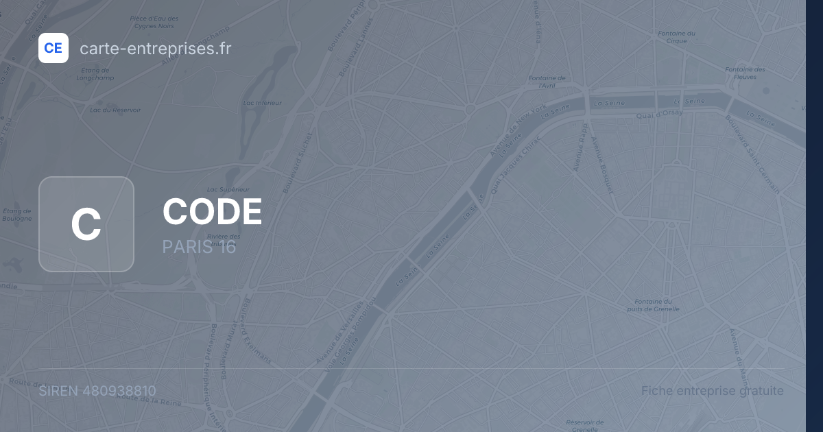 CODE — 480938810 — fiche entreprise
