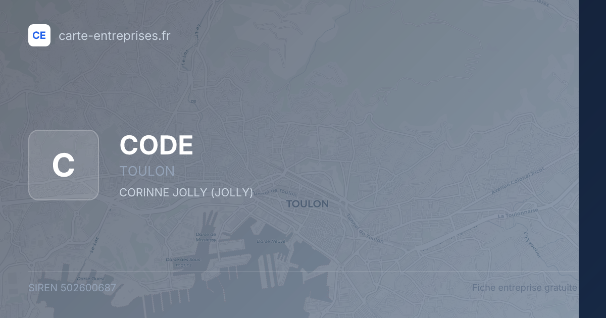 CODE — 502600687 — fiche entreprise