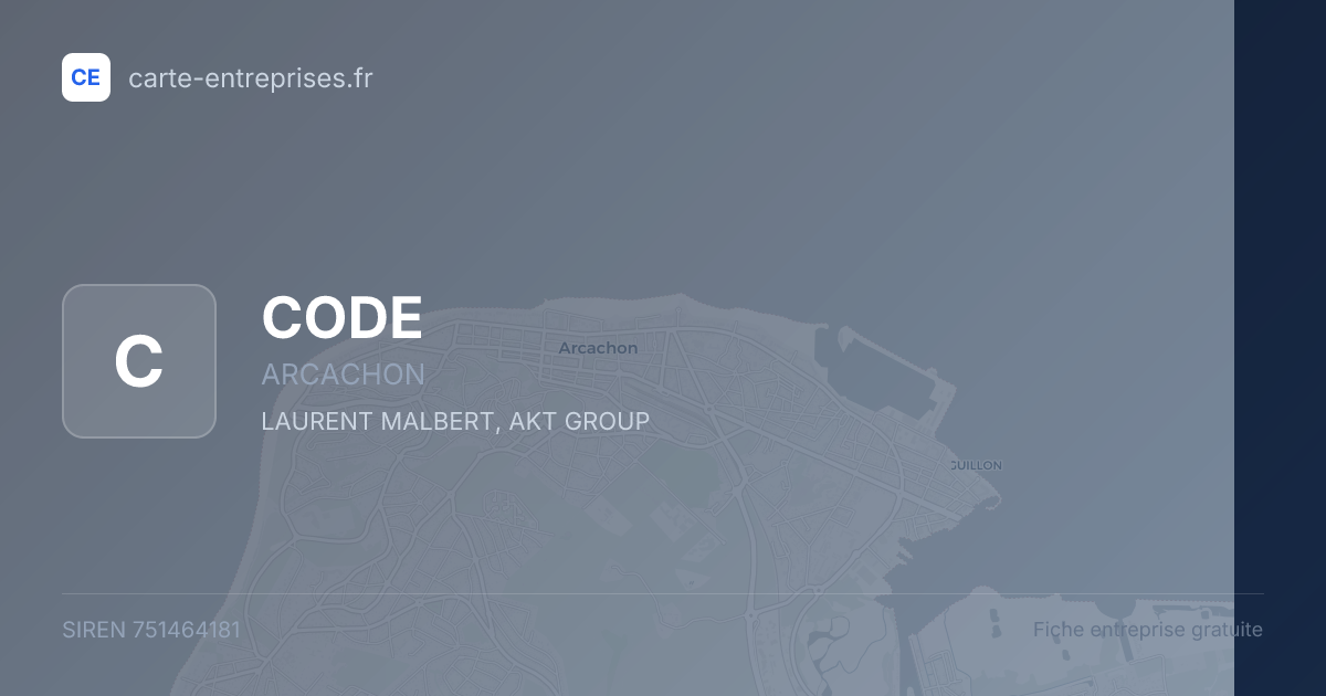 CODE — 751464181 — fiche entreprise