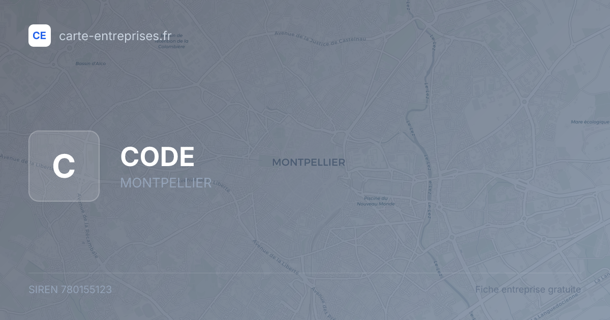 CODE — 780155123 — fiche entreprise