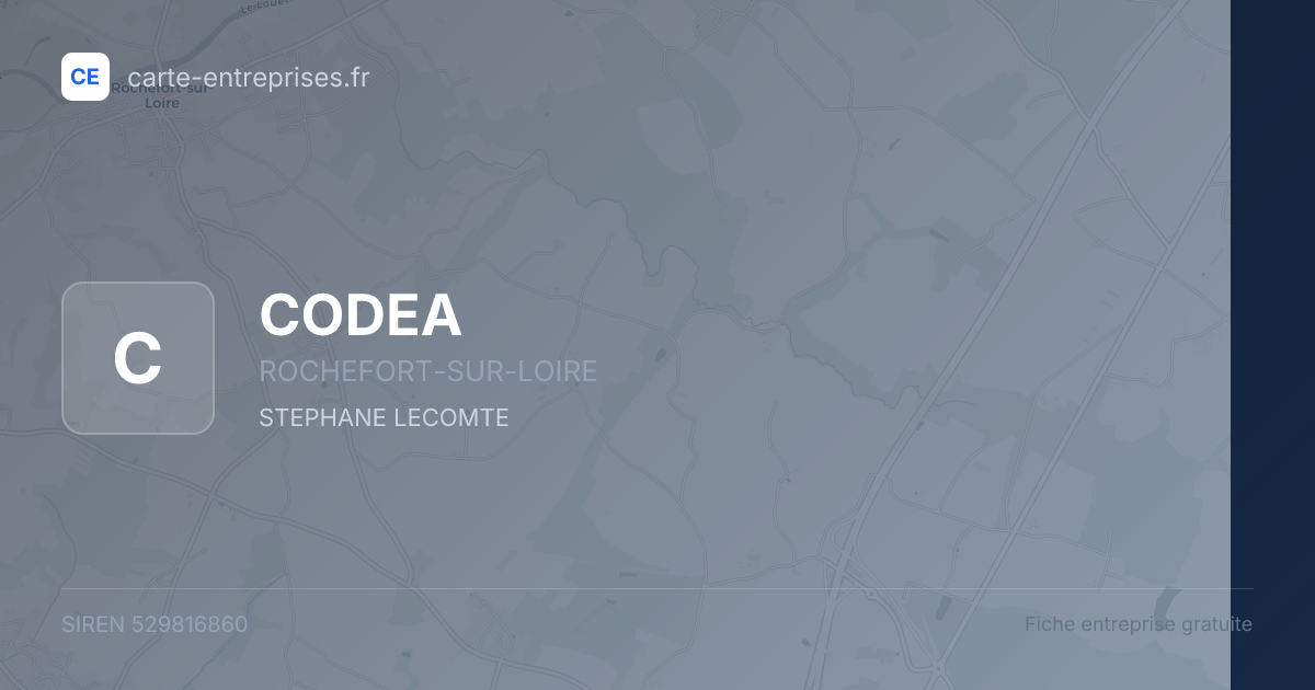 CODEA — 529816860 — fiche entreprise