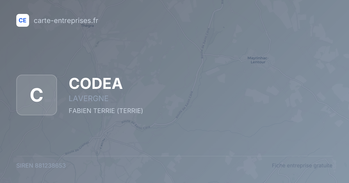 CODEA — 881238653 — fiche entreprise